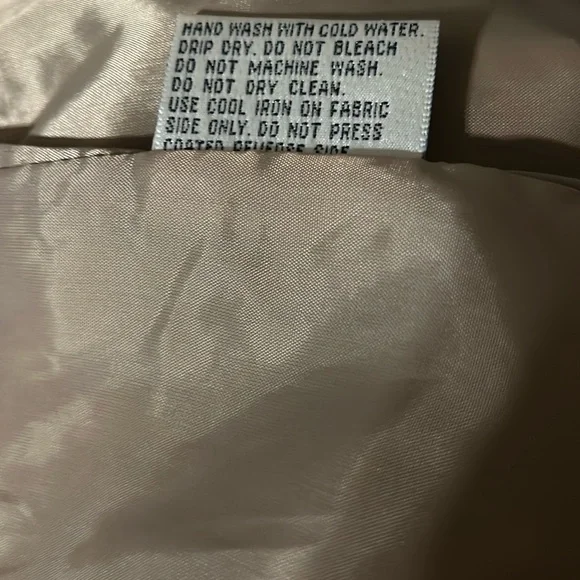 Women's Tan Rain Coat - Picture 5 of 8